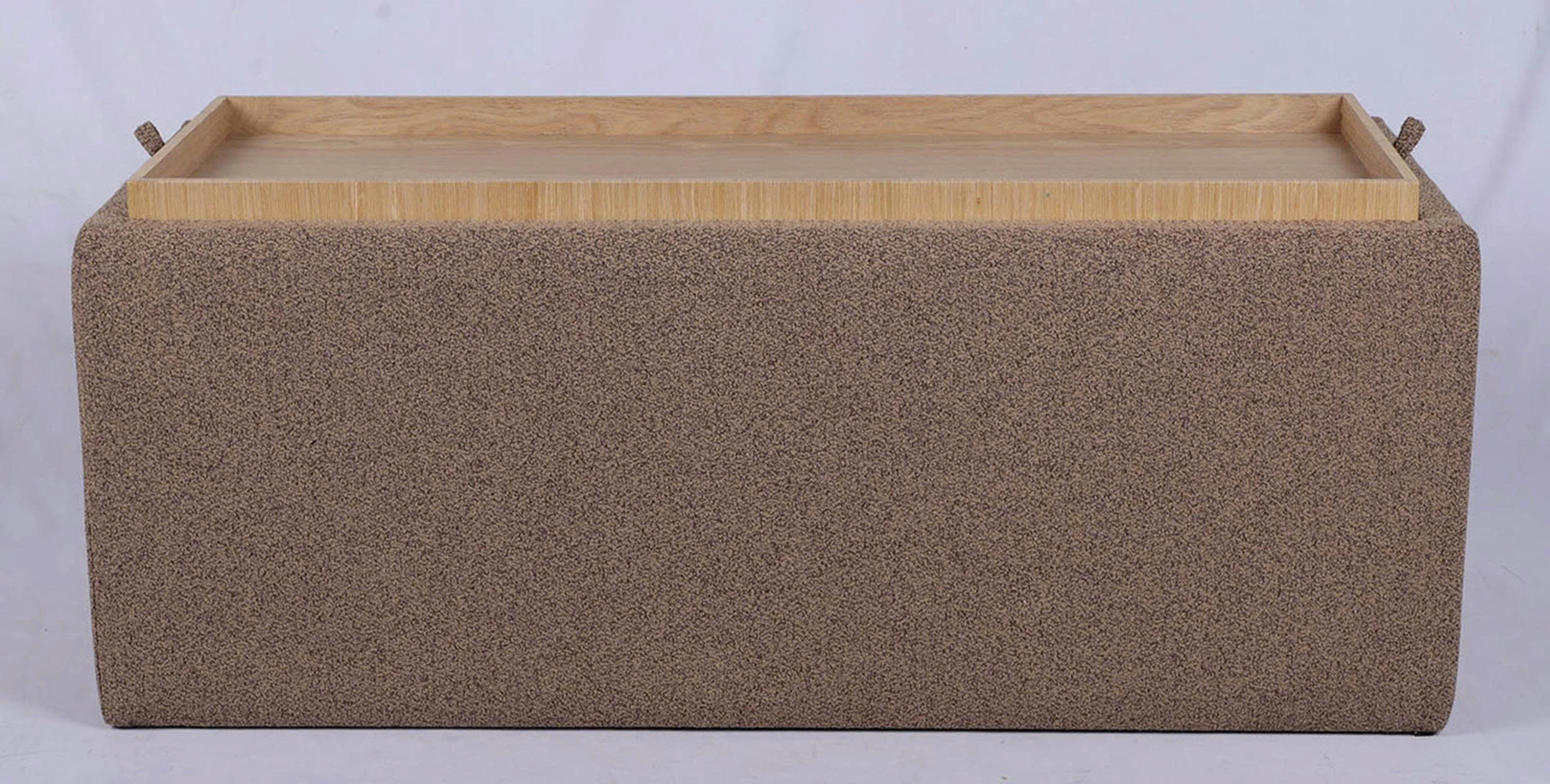 Storage Bench with Wooden Tray