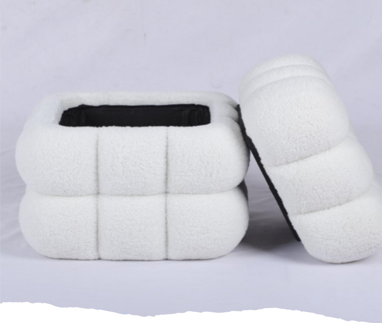 Square Storage Ottoman