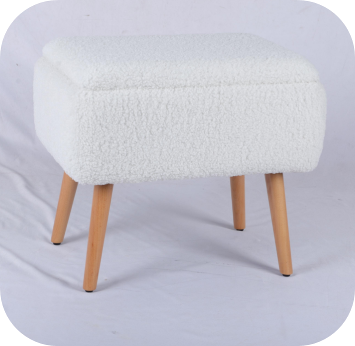 Storage Ottoman with Tray