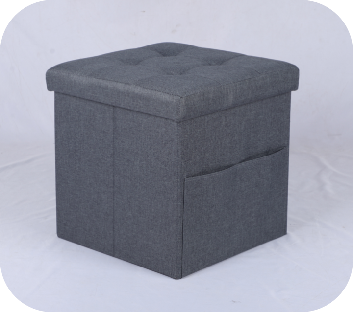Folding Storage Ottoman