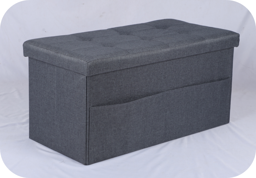 Folding Storage Ottoman
